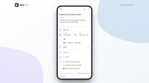 The task drawer on a phone with details, due date and time, repeat, assignee, links and subtasks.