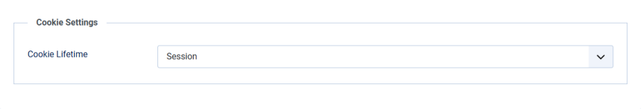 Cookie Settings tab